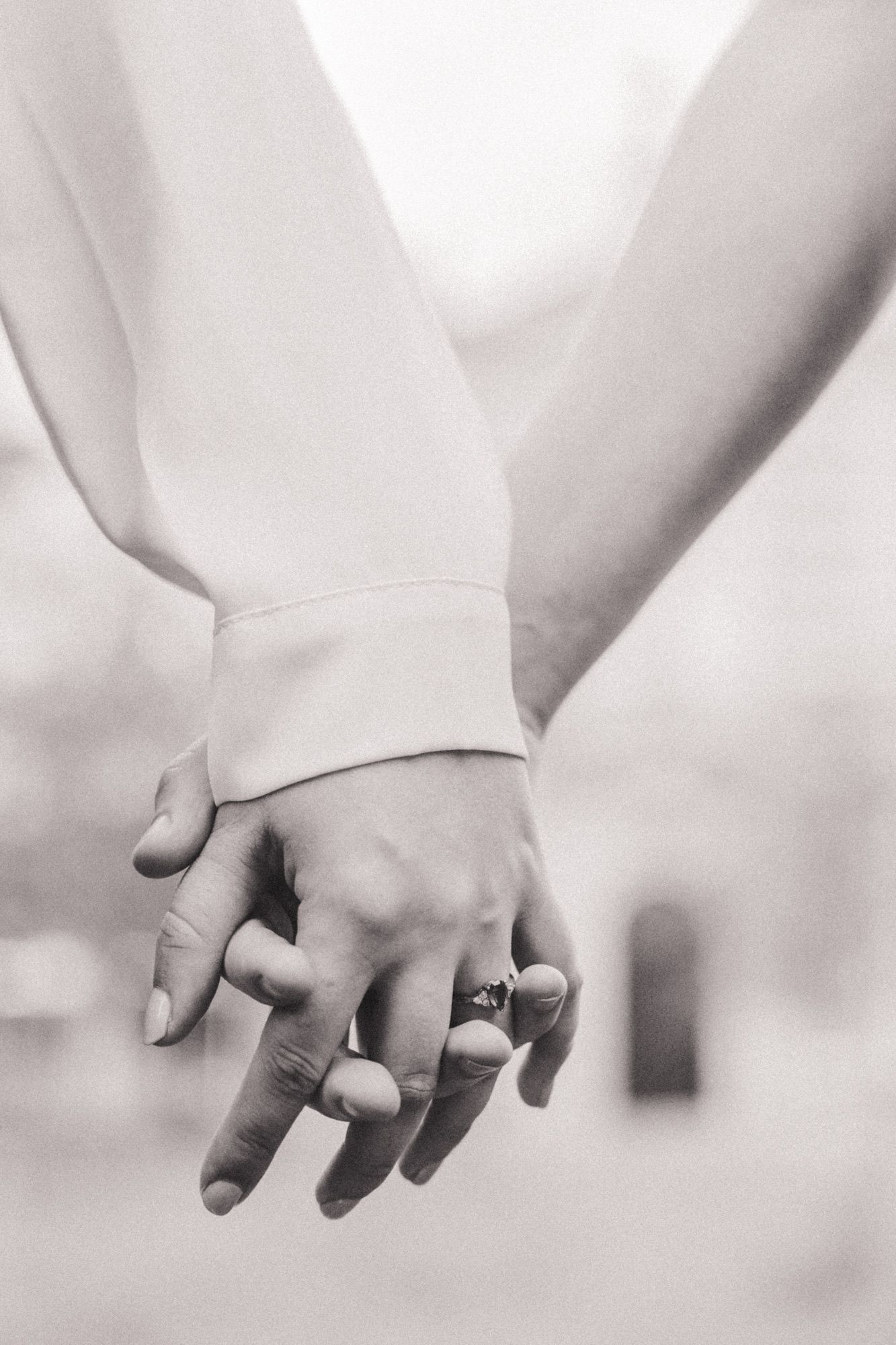 holding hands
